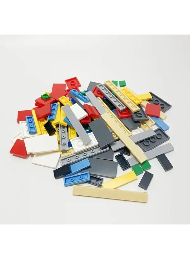 Light Blue ABS Plastic Building Blocks DIY Educational Construction Toy Kit With Thin Baseplates - Image 2