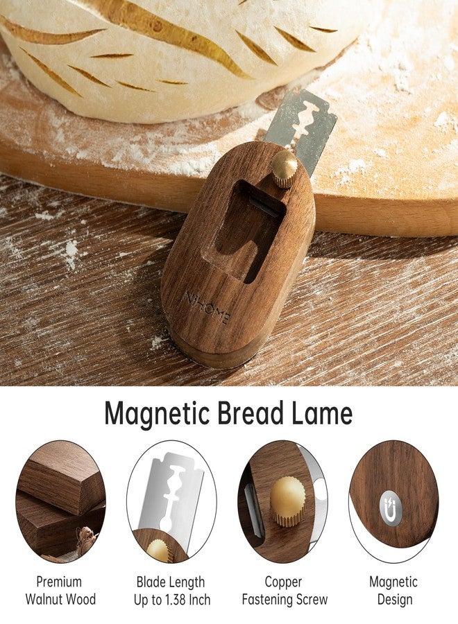 NiHome Cast Iron Bread Pan Set with Lid, 2 Loaf Pans + 2 Silicone Mats + Bread Lame, Heavy-Duty Cast Iron for Even Heat & Crisp Crust, Dual-Pan Design for Covered or Open Baking, Dishwasher-Safe Mats - Image 5