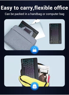 Necomi Bluetooth Keyboard For Ipad With Spacious Keys And 7-Color Backlight For Maximum Typing Comfort, Compatible With All Bluetooth-Enabled Devices  - Image 4