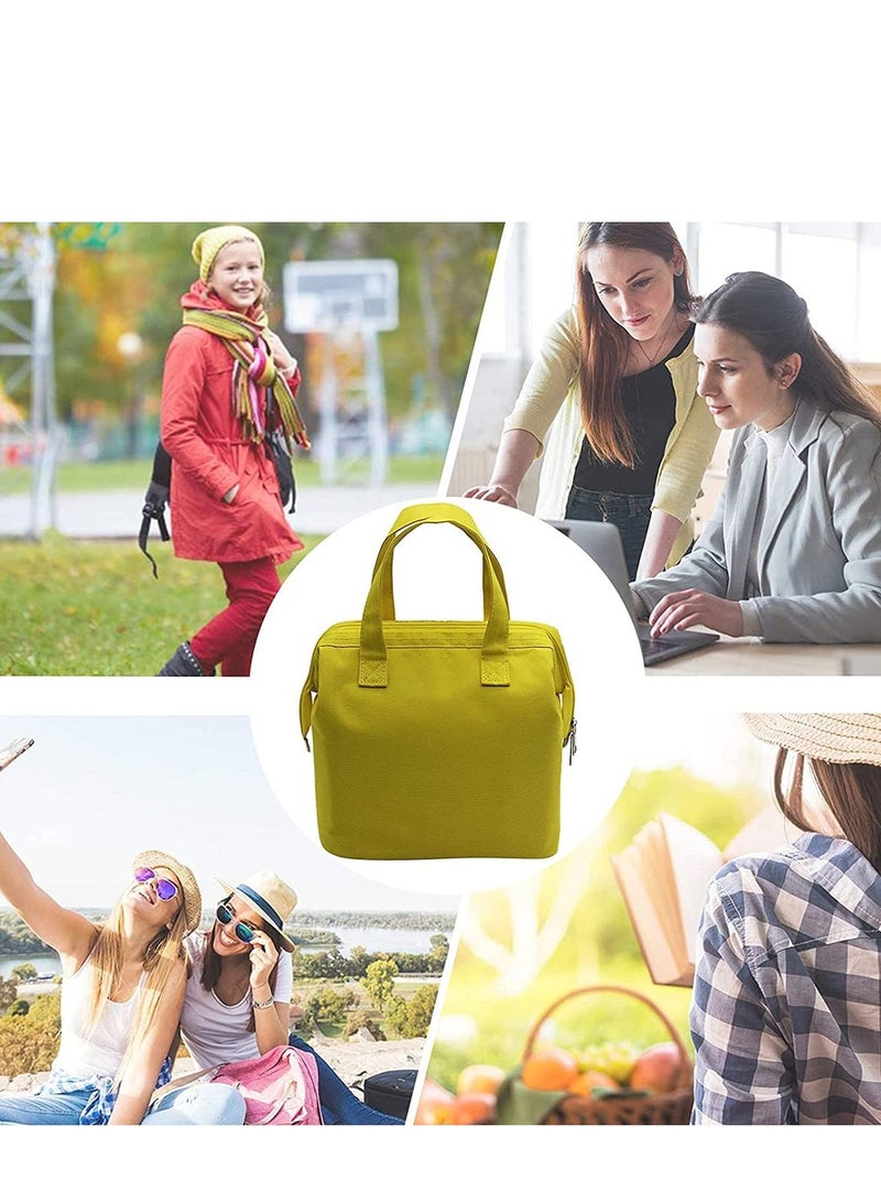 Lunch Bag Bento Bag, Thickened Thermal Insulation Refrigerated Bento Tote Bag, Lunch Box Carrying Bag For Students Ladies Men Picnic Work Outdoor  - Image 4
