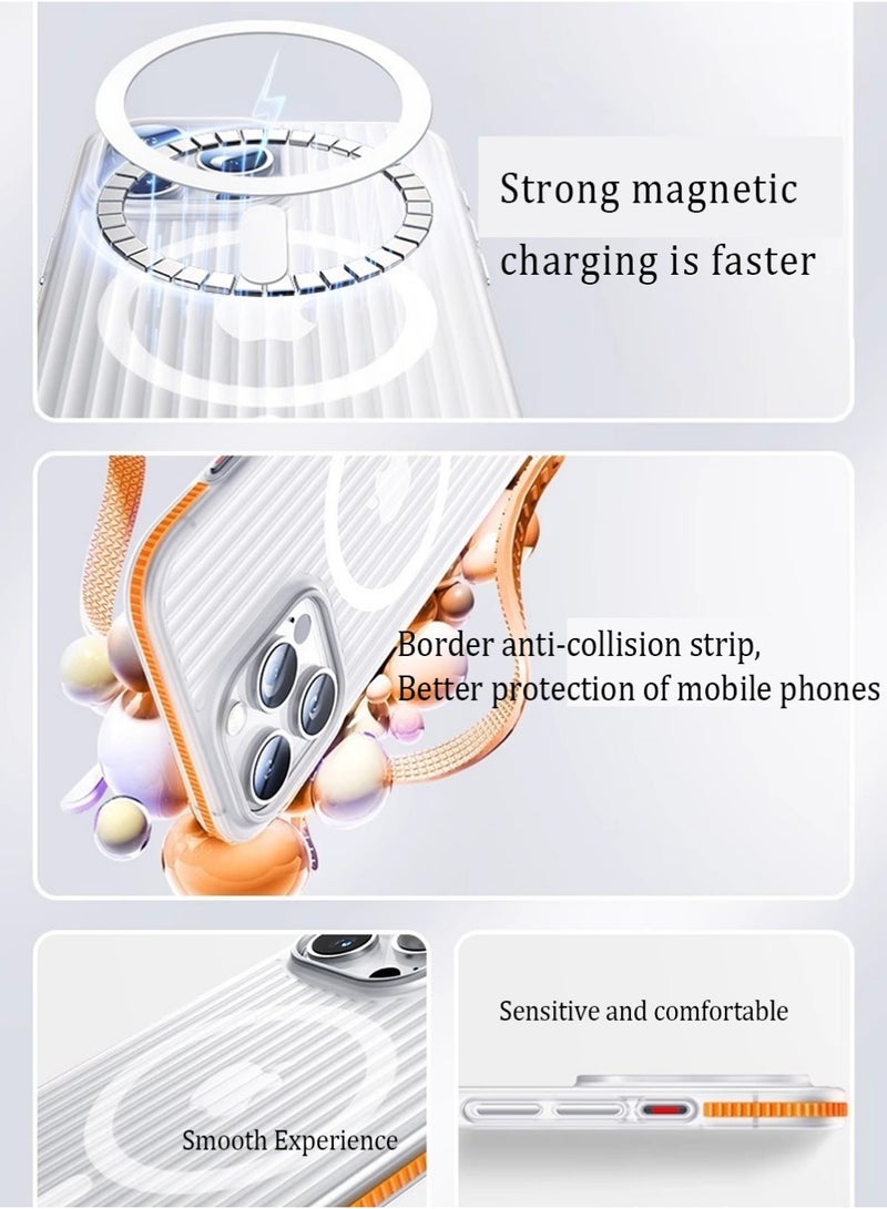 X-level iPhone 17 Pro Case Cover,[Compatible with Magsafe][Grade Shockproof][Slim&Tough] Translucent Matte Feeling Protective iPhone 17 Pro Case Accessory - Image 4