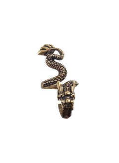 Generic Dragon Finger Ring Design Cigarette Holder for Men and Women, Gold Color  - Image 1
