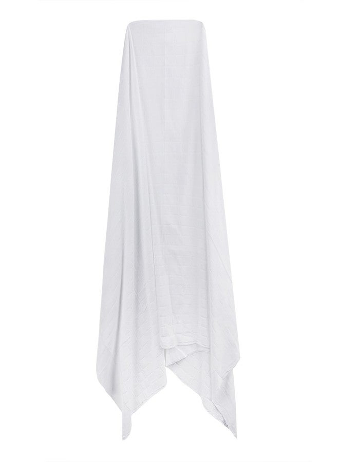 PURFUN 2Pcs Soft Ihram Towel Set Men's White Islamic Pilgrimage Ritual Towel Wrap Breathable Muslim Prayer Ihram Shawl Clothes Mecca Hajj Umrah Essentials, 82.67x41.33 Inches - Image 4