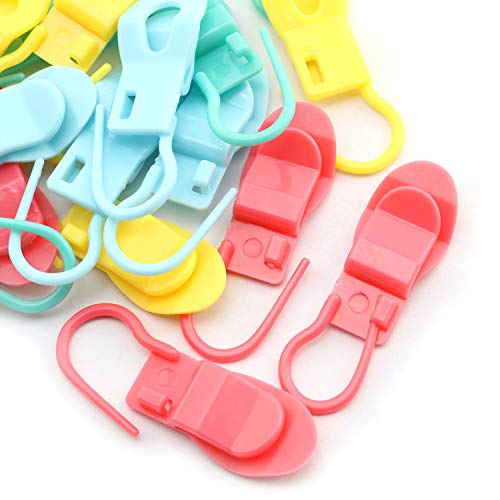 NX Garden 20pcs Colorful Safety Pins Knitting Crochet Locking Stitch Needle Clip Markers Holder DIY Sewing Tools Crafts Accessories - Image 4
