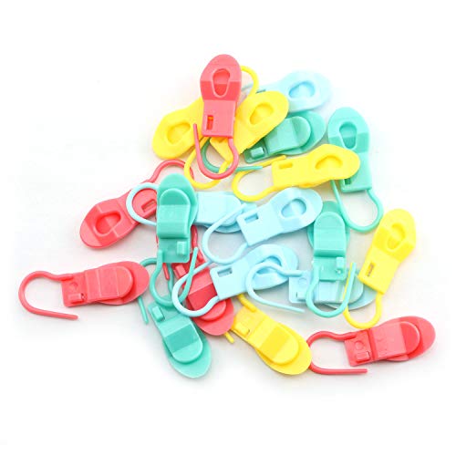 NX Garden 20pcs Colorful Safety Pins Knitting Crochet Locking Stitch Needle Clip Markers Holder DIY Sewing Tools Crafts Accessories - Image 2