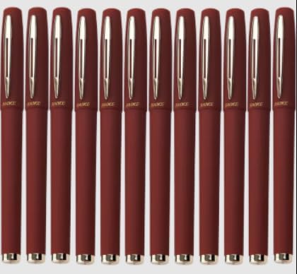 BaoKe Gel Ink Pens Rollerball Pens 0.5mm Medium Line, Box of 12 Pack, PC1828A (Blue) - Image 3