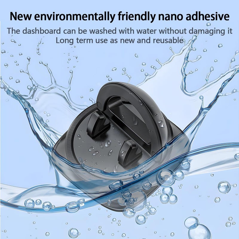 Car phone holder, stable 360 ° rotation, phone holder, anti slip, silicone accessory for vehicle dashboard, universal, used for RVs SUV、 truck - Image 2