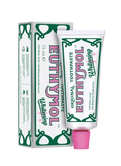 Euthymol Whitening Toothpaste,Stain Removal in 2 Weeks, Long-Lasting Freshness for Sensitive Gum and Teeth. Bad Breath, Cavity Prevention,2X75ml,Pack of 2  - Image 2