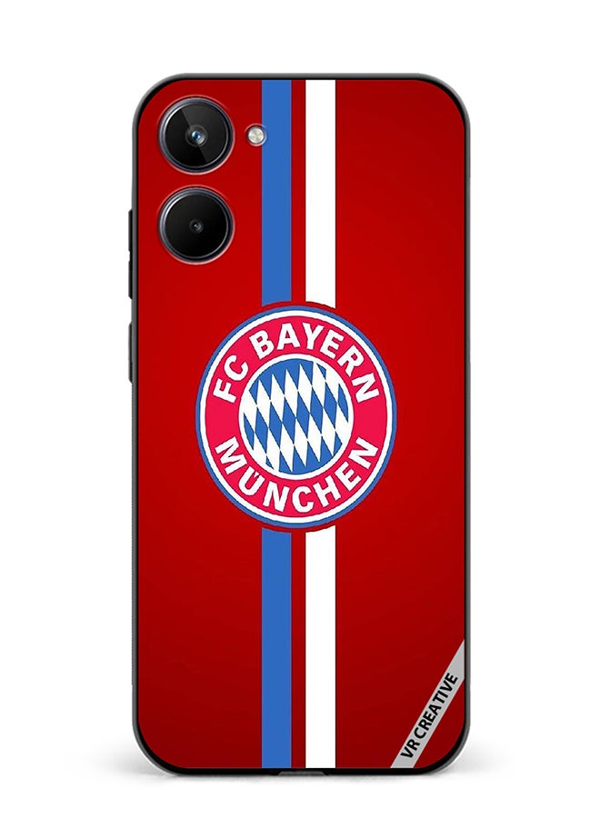 VR CREATIVE Protective Case Cover For Realme 10 Fc Bayern Munchen Logo Red Design Multicolour - Image 1