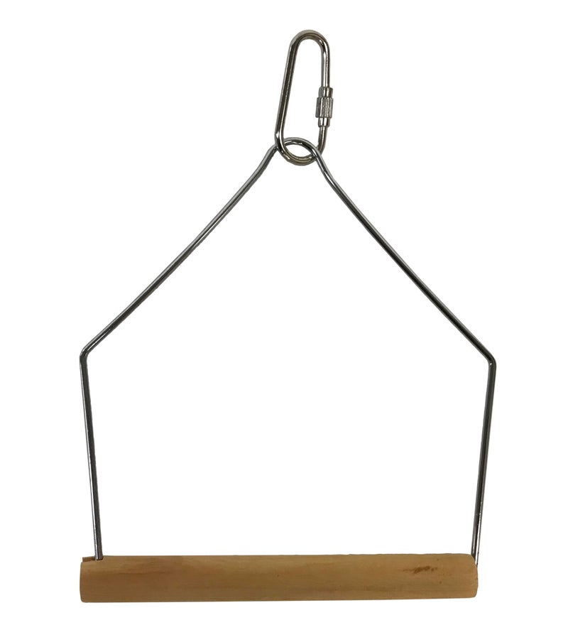Penn Plax Penn-Plax Bird-Life Bird Swing for Cage | Natural Perch Stand | for Parakeets, Cockatiels, Lovebirds, Conures, and Small Sized Birds | 4” Inch Swing - Image 5