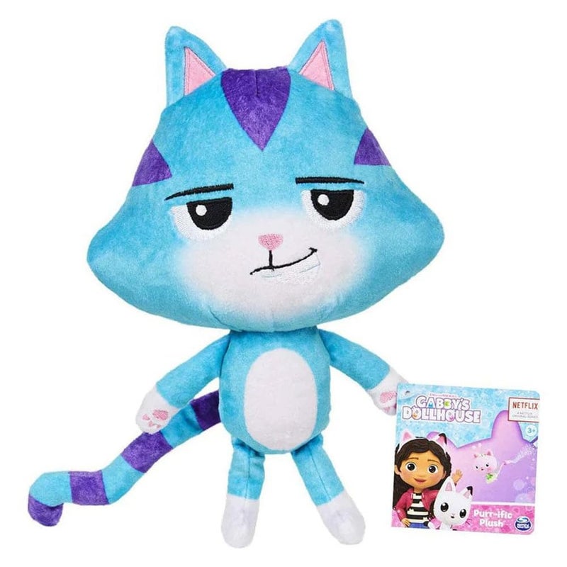 SPIN MASTER Gabby's Dollhouse, 8-inch Pandy Paws Purr-ific Plush Toy, Kids Toys for Ages 3 and up - Image 1