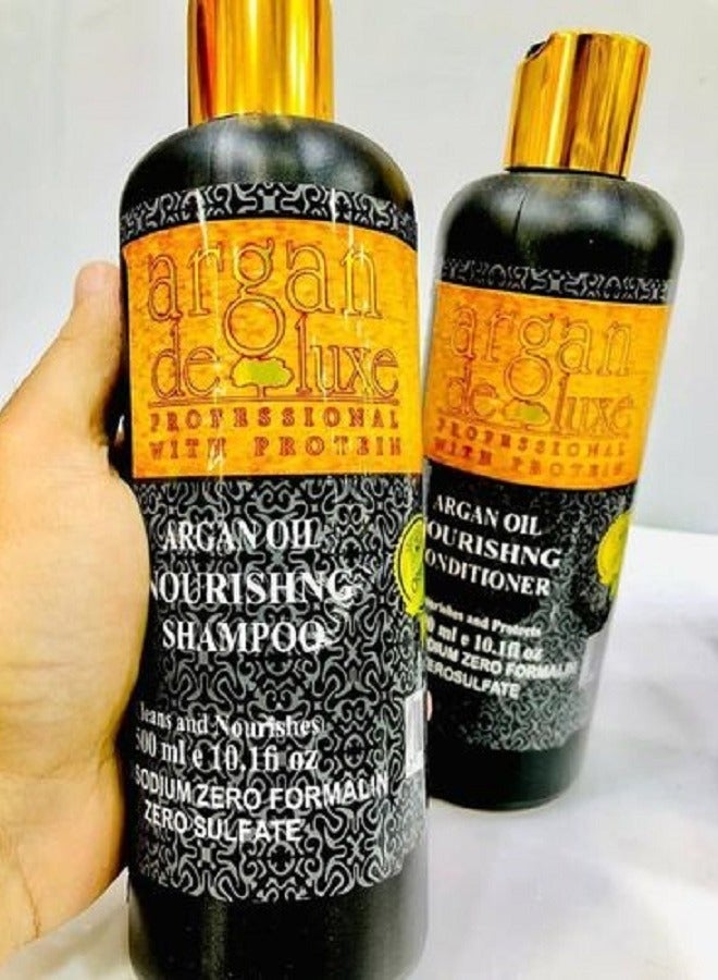 أرغان ديلوكس شامبو وبلسم بزيت الارجان 500 مل - Image 2