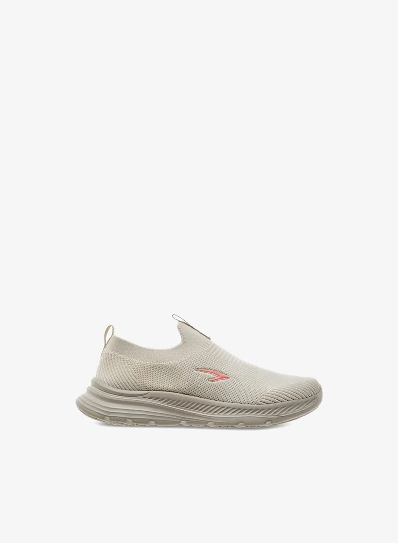 Dash Girls Textured Slip-On Sneakers with Pull Tab