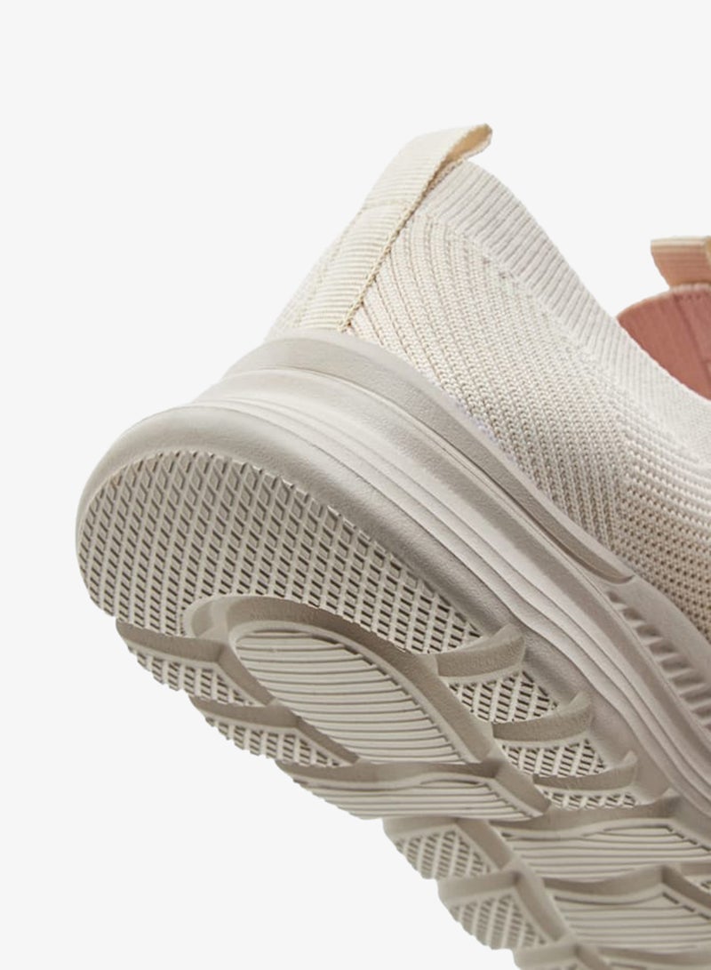 Dash Girls Textured Slip-On Sneakers with Pull Tab - Image 5