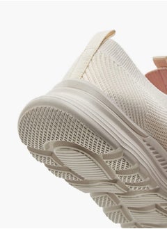 Dash Girls Textured Slip-On Sneakers with Pull Tab  - Image 5