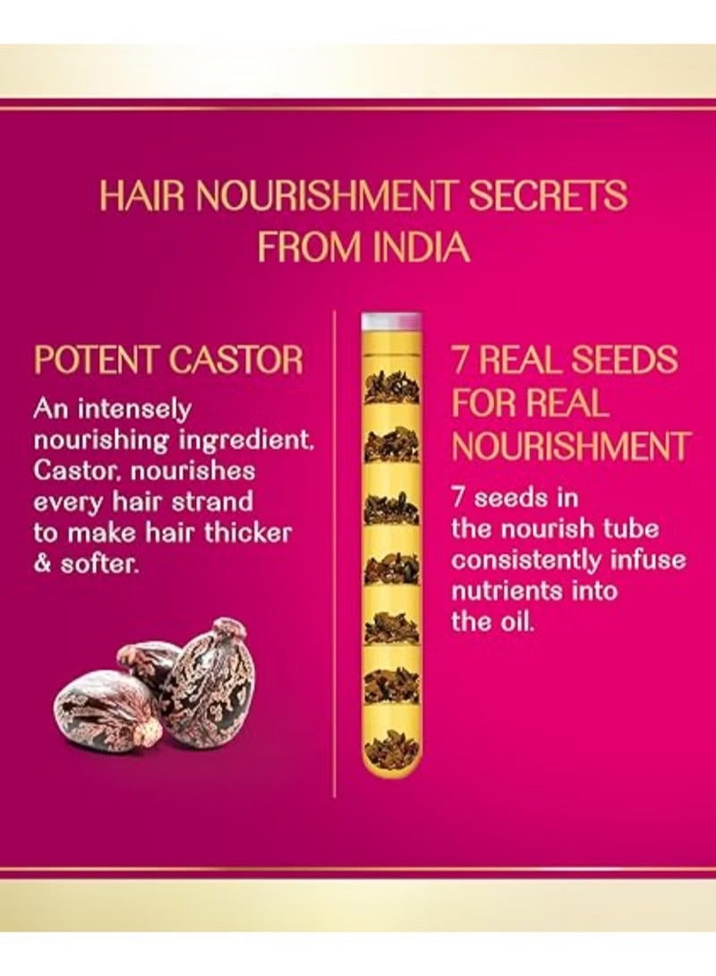 Herbsindia Castor & 7Seeds Hair Oil 280Ml - Image 3