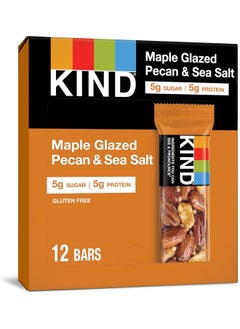 Bars Maple Glazed Pecan & Sea Salt Gluten Free Low Sugar 1.4 Ounce Bars 12 Count (Packaging May Vary) - pzsku/Z0465A5B1A23F286C0AE5Z/45/_/1725282133/1ae97f9e-4c72-43db-bdcb-e967c431ac60