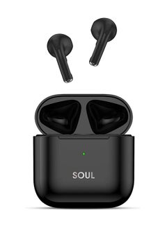 سماعات أذن Xcell Soul 11 ​​صغيرة الحجم مع 5 ساعات من وقت التشغيل والتحدث و 100 ساعة في وضع الاستعداد متوافقة مع معظم أجهزة Android / iOS / Harmony OS (أسود)