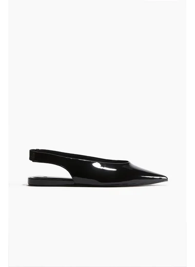 H&M Patent slingbacks