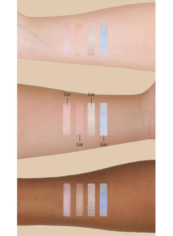 Flower Knows هايلايتر مزخرف من فلاور نوز ليتل أنجل - مسحوق هايلايتر لؤلؤي وردي، توهج وردي حالمي، يدوم طويلاً، لمسة ناعمة خفيفة، لمسة مخملية ناعمة (L01 حكاية إيروس) - Image 3