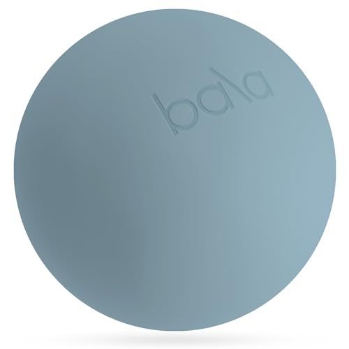 Bala كرة بالا غير المثقلة (بحر) - كرة يوغا 8" لبار، التمدد، القوة وتدريب القلب - كرة بيلاتس صغيرة لتمارين اللياقة البدنية مع مضخة صغيرة لصالة الألعاب الرياضية المنزلية وروتين اللياقة البدنية - Image 1