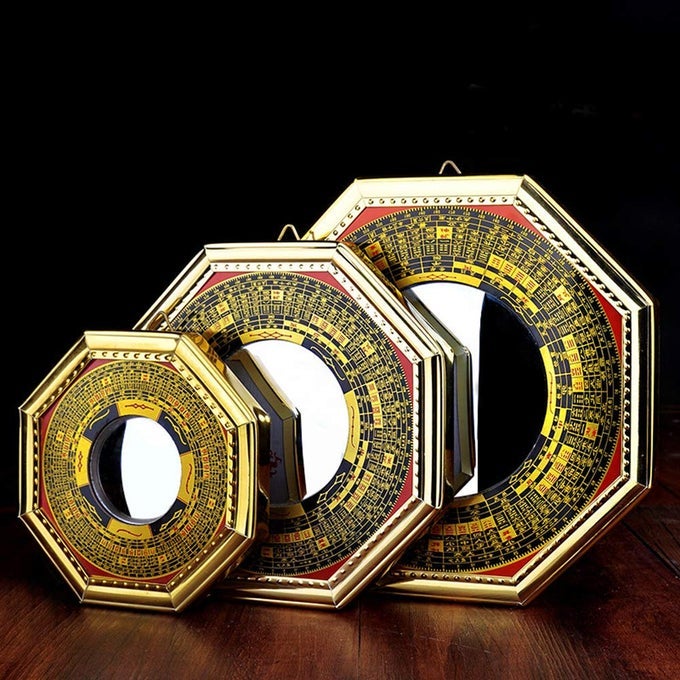BETTER US CHINESE FENG SHUI CONCAVE BAGUA MIRROR MIDDLE