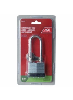 ACE Steel Laminated Long Shackle Padlock 4 cm 
