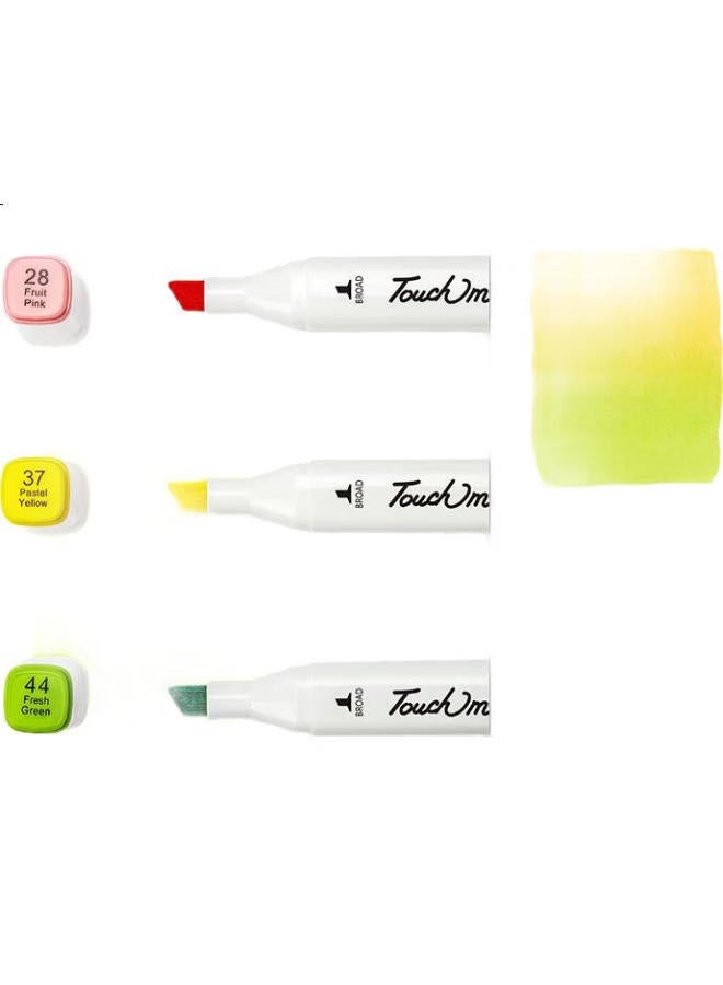 Touch Mark [Super Popular] Touchmark Dual-Tip Markers, 120 Colors, Oil-Based, Large Capacity, Quick-Drying, Watercolor Pens, For Art Students, Drawing, Marking, Children, Back-To Gift - Image 1