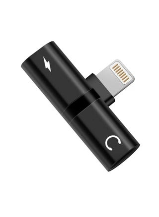 2 In 1 Double Lightning Headphone Audio And Charge Splitter Adapter   Black - pzsku/Z04664368118E64005ED4Z/45/_/1713848161/8525e47c-da04-49e3-8cd0-9c2b5b02e9bc
