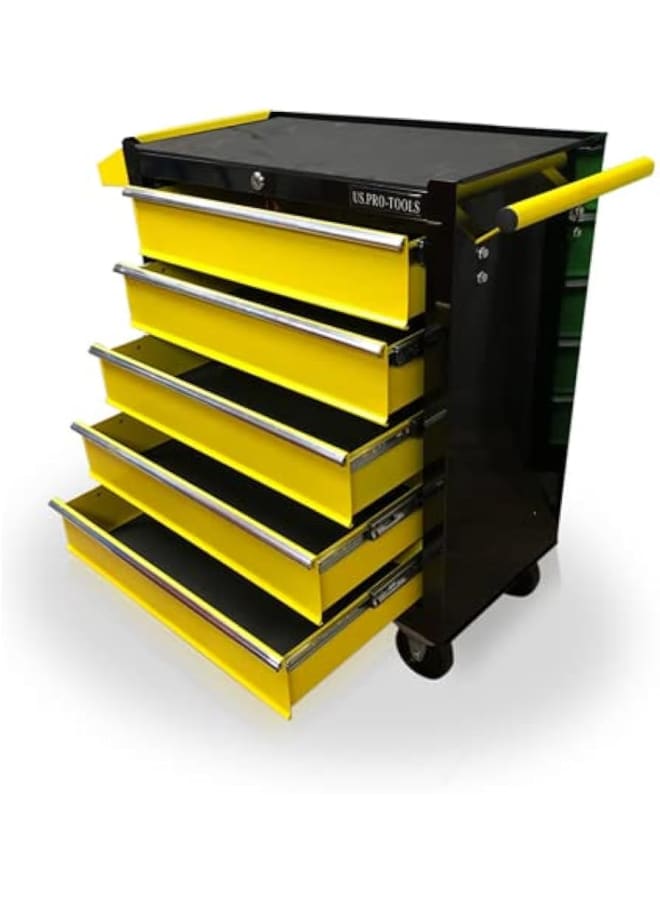Empty tool cabinet with 5 drawers 