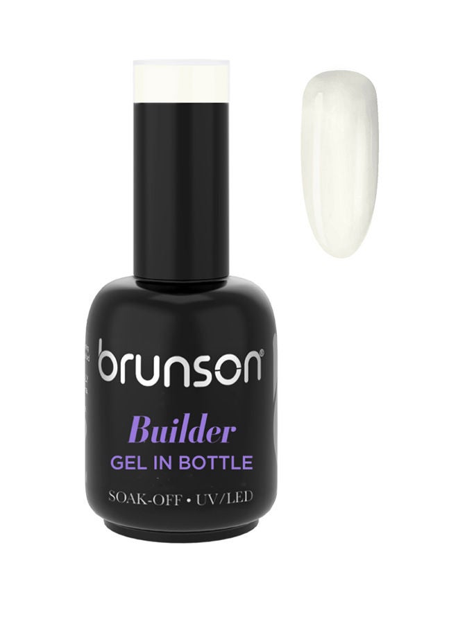 brunson Builder Gel, 10 in-1 Builder Gel In A Bottle 18ml Soak Off UV/LED Hard Gel for Nail extension Builder Base Gel Nail Polish for Long lasting Fake Nails Manicure Strong Nails Tips for Nail Art  Bbg03