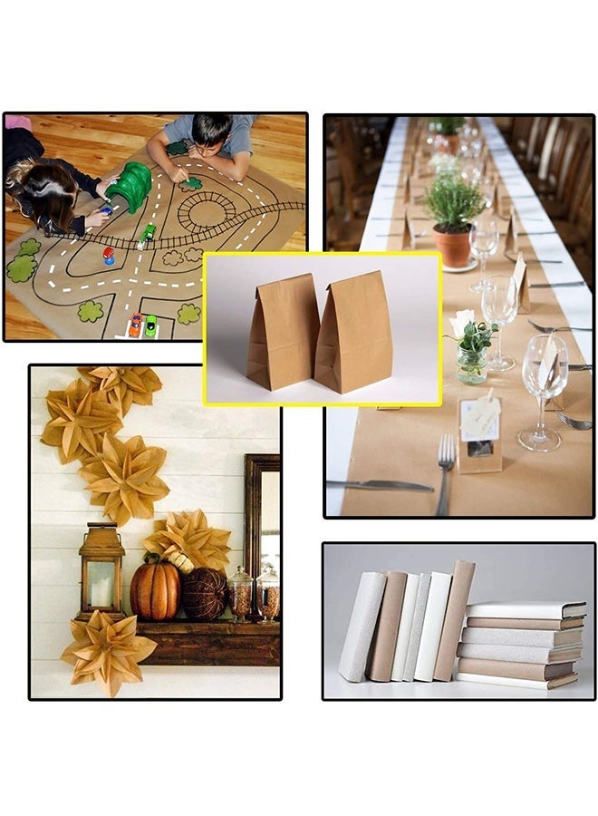 Brown Kraft Paper Roll (44cm*30m), gift wrapped, suitable for friends, family hand-wrapped gifts - Image 4