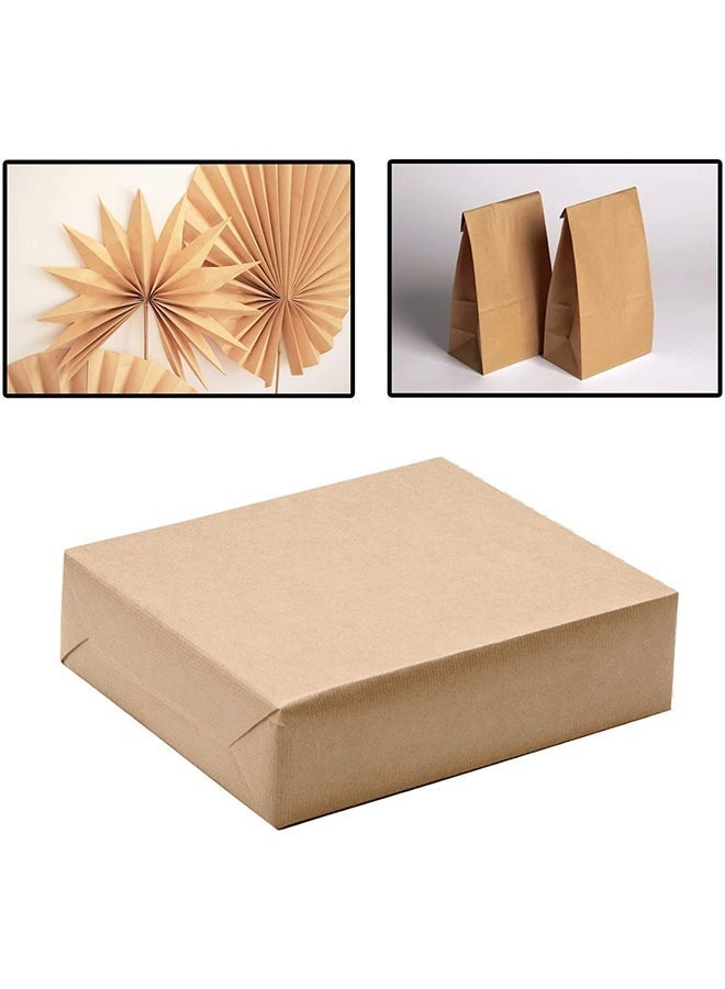 Brown Kraft Paper Roll (44cm*30m), gift wrapped, suitable for friends, family hand-wrapped gifts - Image 3