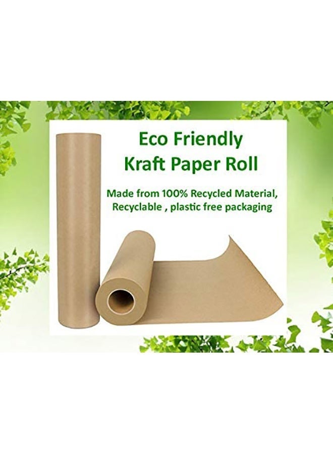 Brown Kraft Paper Roll (44cm*30m), gift wrapped, suitable for friends, family hand-wrapped gifts - Image 5