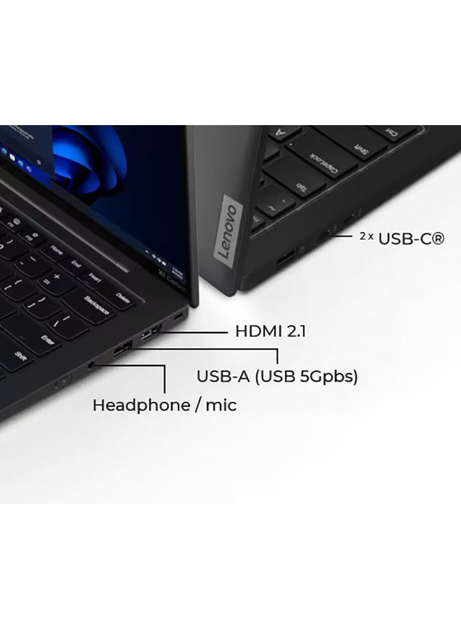 لينوفو لابتوب ثينك باد X1 كاربون الجيل 12 بشاشة تعمل باللمس IPS WUXGA مقاس 14 بوصة بتردد 60 هرتز، مع معالج كور ألترا 7 155U/ذاكرة RAM سعة 32 جيجابايت/قرص SSD سعة 512 جيجابايت/رسومات إنتل إيريس XE/ويندوز 11 برو - Image 3