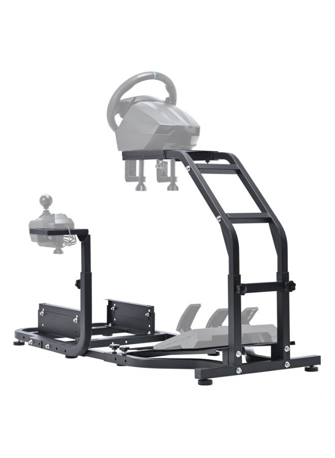Dardoo Adjustable Simulator Racing Cockpit Stand - Fits Logitech G29/G920/G923, Thrustmaster T300/T500, Fanatec, More - Image 1
