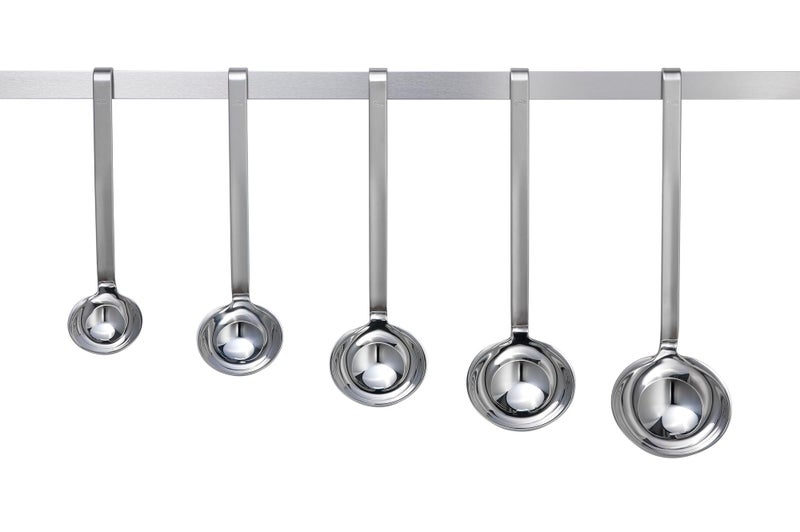 RÃ¶sle Rosle 10010 Stainless Steel Hooked Handle Ladle with Pouring Rim Serving Spoon 8 Ounce - Image 1