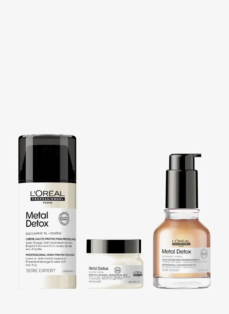 L'Oréal Professionnel L'Oréal Professionnel Metal Detox Hair Care Routine Set
