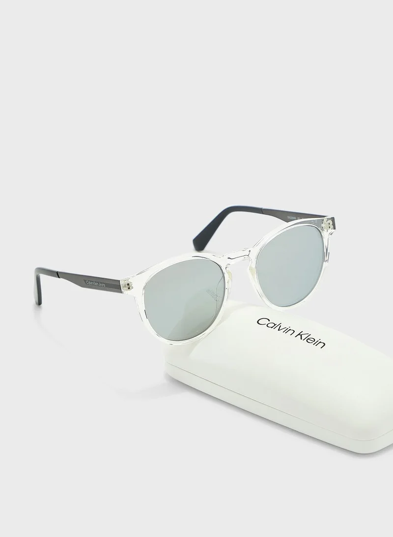 Calvin Klein Jeans Round Sunglasses