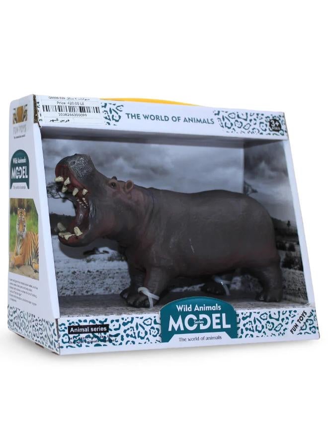 The World of Animals Series Model – Hippopotamus Figurine - Image 1