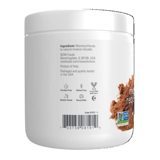 NOW Mediterranean Red Clay Powder – Pure Facial Mask for Sensitive Skin - Image 4