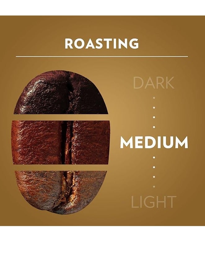 Lavazza لافاتزا كواليتا أورو مزيج حبوب كاملة محمصة متوسطة 2.2 رطل عبوة من 1 100% أرابيكا من أمريكا الوسطى وأفريقيا أصول مرتفعة فاكهية وعطرية - Image 5