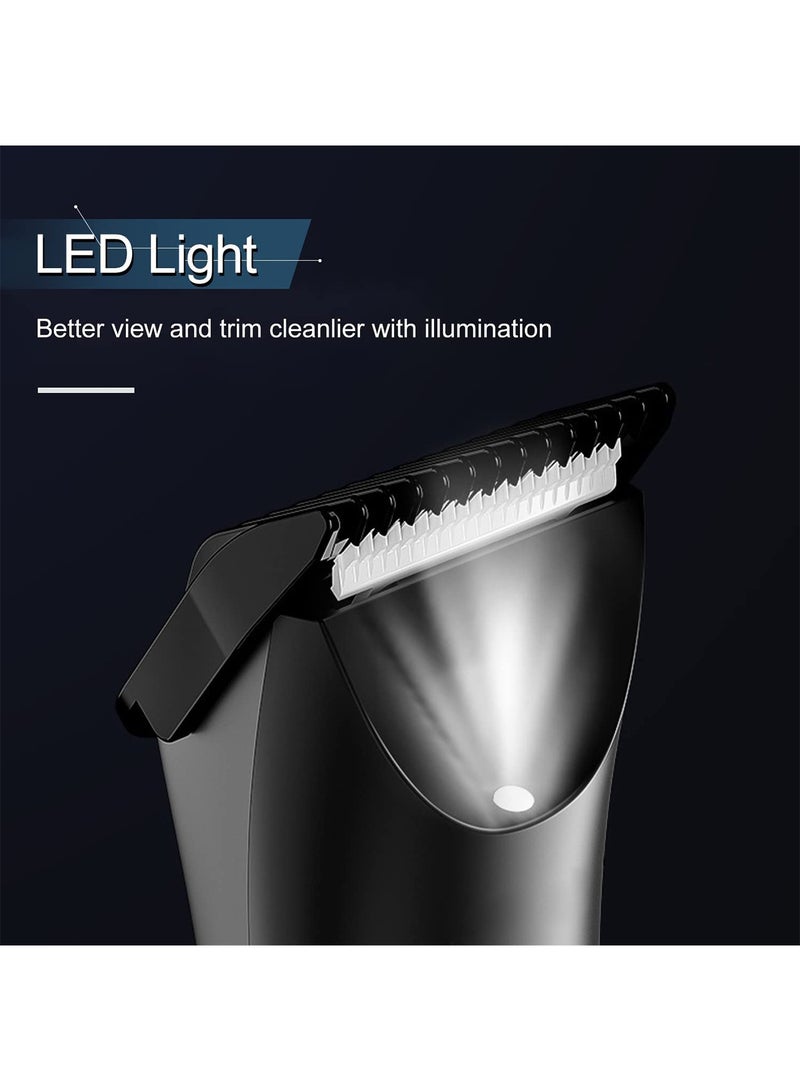 GT-Wheel Body Hair Trimmer for Women and Men Rechargeable Cordless Electric Waterproof with LED Indicator - Image 2