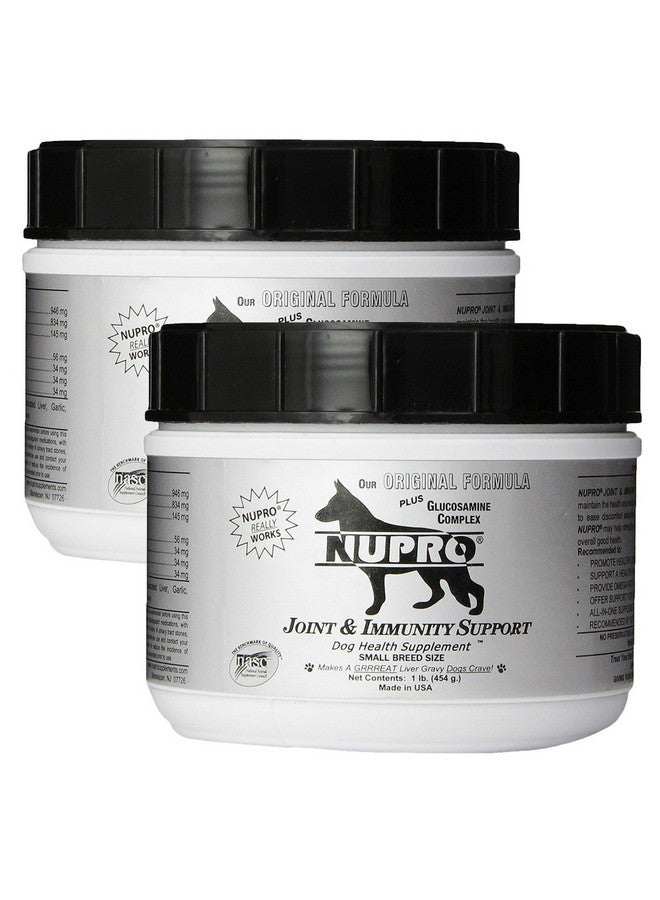 Nupro Nupro Joint and Immunity Support for Dogs, 1-Pound (Small Breed Size) 2 Pack  - Image 1