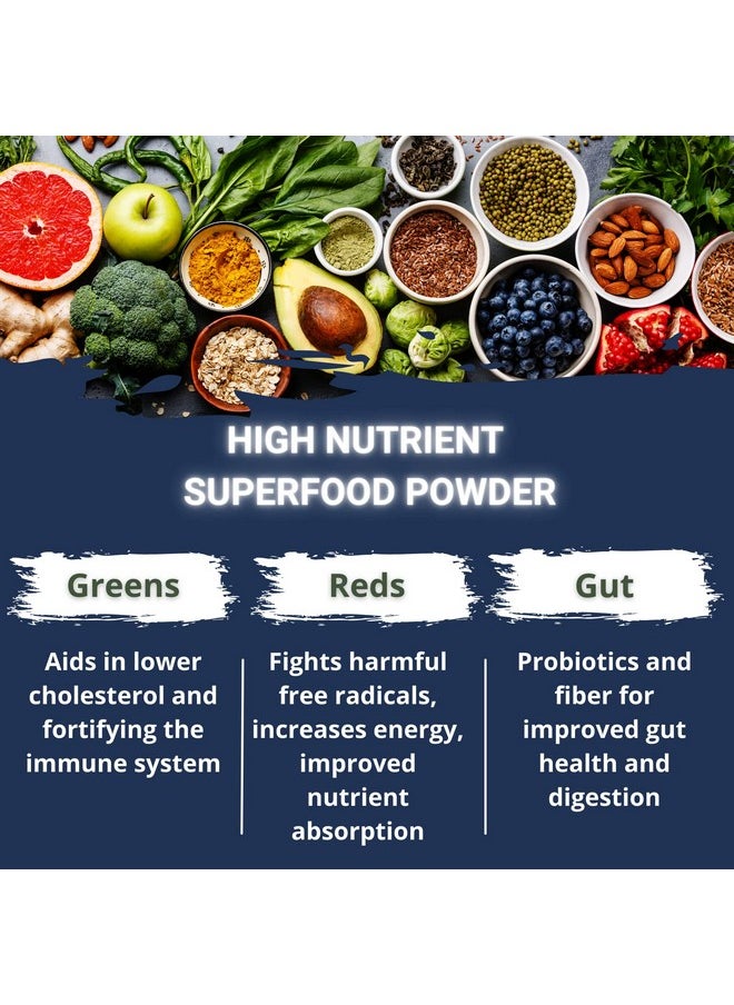 Gaspari Nutrition Greens And Reds: Organic Superfood Powder Immune Support Probiotics And Fiber Vegan And Nongmo (30 Servings Naturally Flavored)  - Image 5
