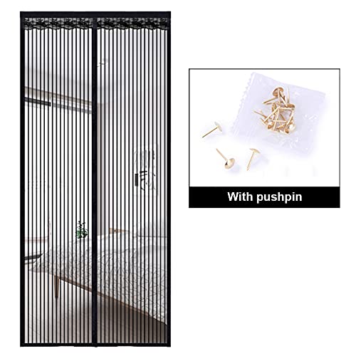 SEIWEI Magnetic Screen Door, Mesh Fly Curtain, Top-to-Bottom Seal Automatically, Curtain for Balcony Sliding Doors Living Room-85×210mm - Image 4