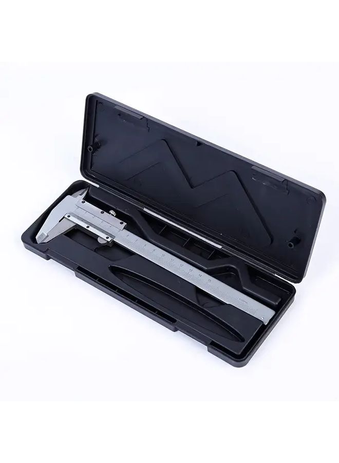 1 Set 6 Inch 150mm Precision Vernier Caliper 0 02mm 0 001 Inch Resolution Smooth Sliding Mechanism Durable Metal Construction Ergonomic Grip For Mechanical Engineering - Image 1