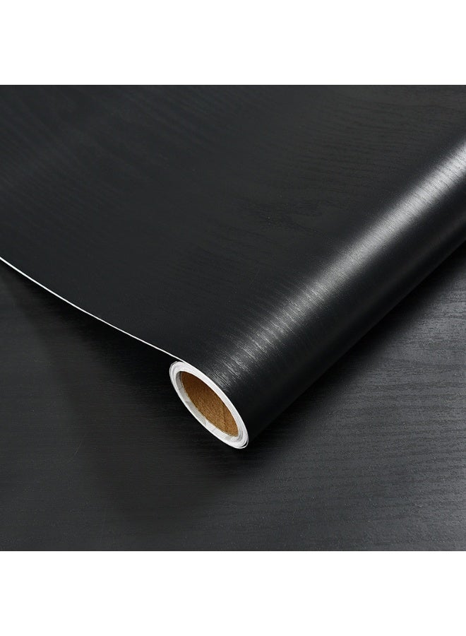 آنا ورق حائط ذاتي اللصق بتصميم خشبي مزيف، مقاوم للماء والرطوبة والزيت، 40 سم × 10 م، مثالي لتجديد المنازل - Image 1