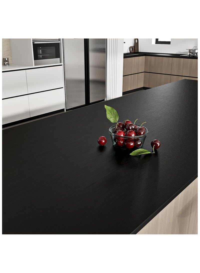 آنا ورق حائط ذاتي اللصق بتصميم خشبي مزيف، مقاوم للماء والرطوبة والزيت، 40 سم × 10 م، مثالي لتجديد المنازل - Image 5