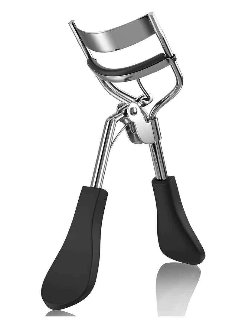 Red Blossom Eyelash Curler, Strong, Contoured, Eye-Opening, Voluminous Lashes, Includes Additional Rubber Replacement Pad, Silver  - Image 1